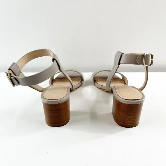 M. Gemi Gray and Tan Sandals - Picture 5 of 7